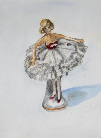 1AGD20 ballerine de meissen 40x30